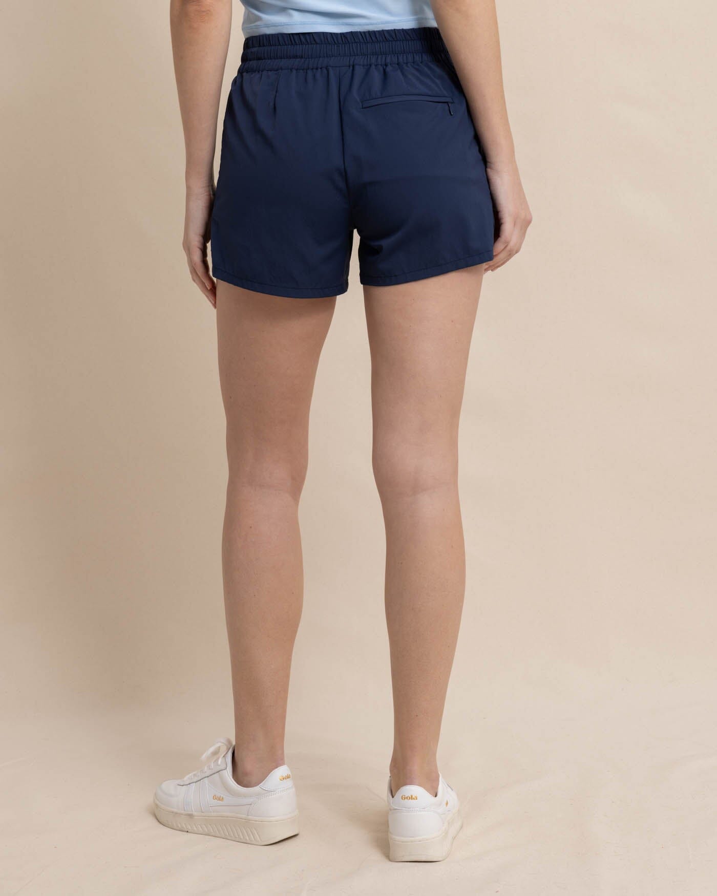 Womens navy dress on sale shorts