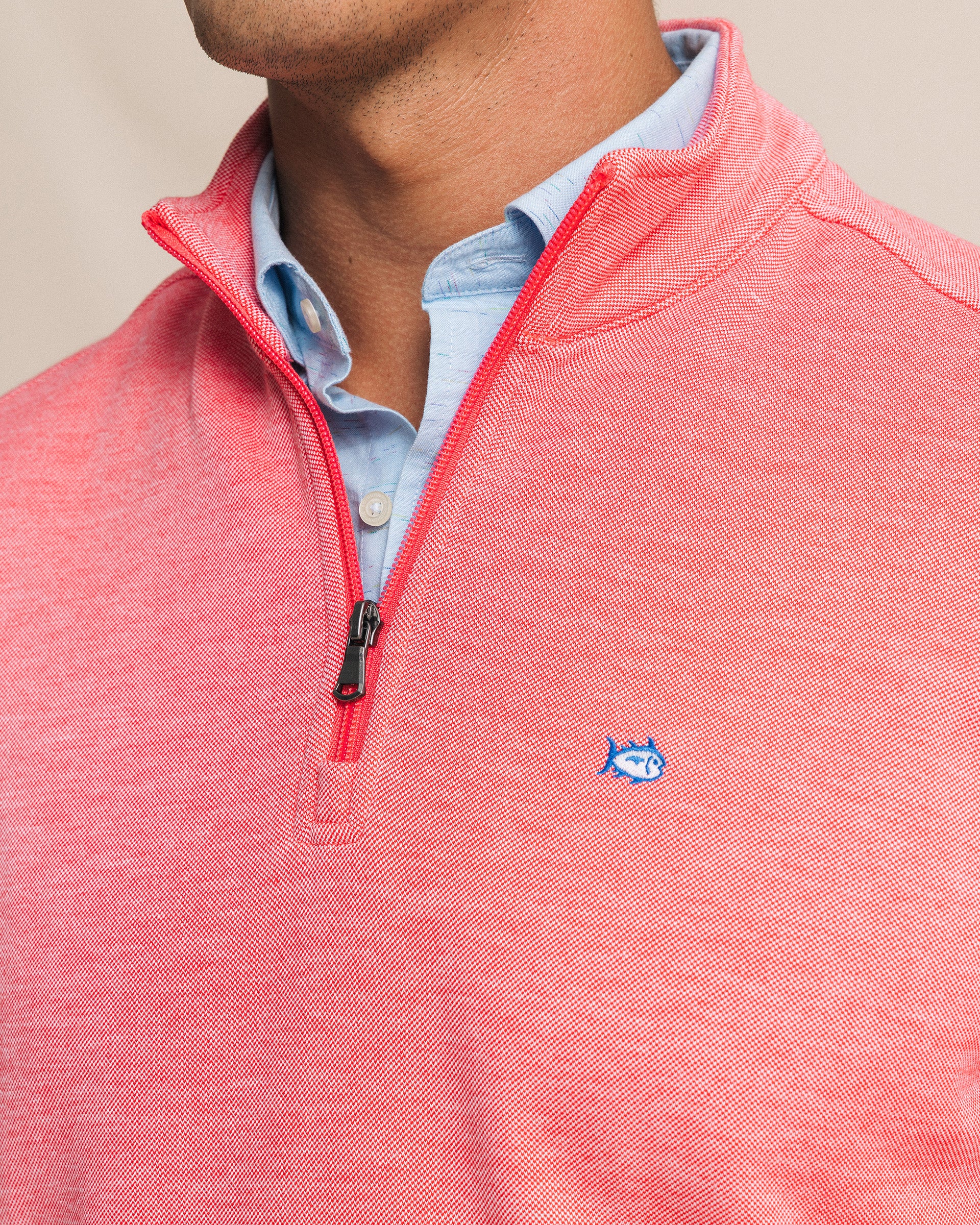 Men's Sandy Cove Pique Quarter Zip | Southern Tide