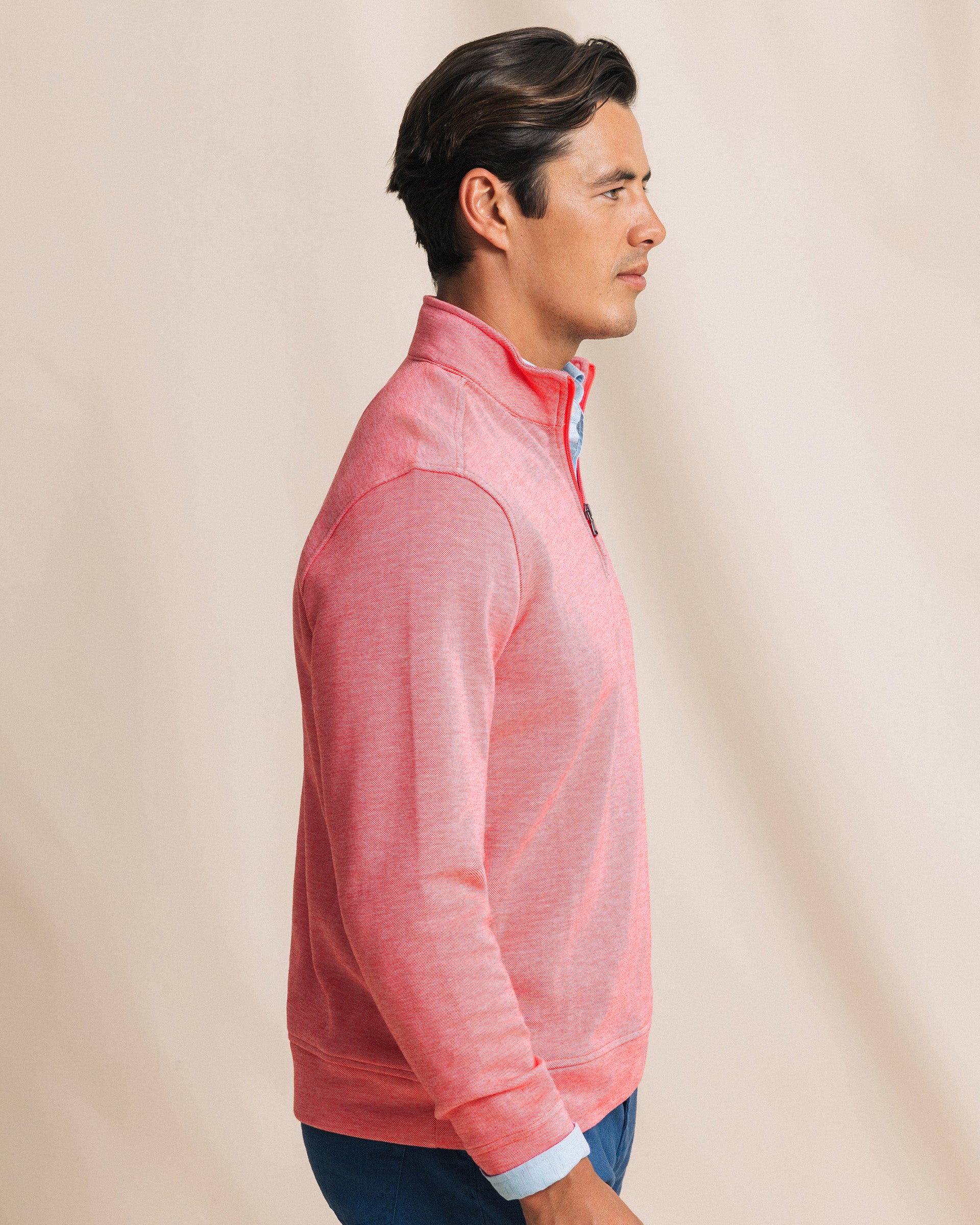 Men's Sandy Cove Pique Quarter Zip | Southern Tide