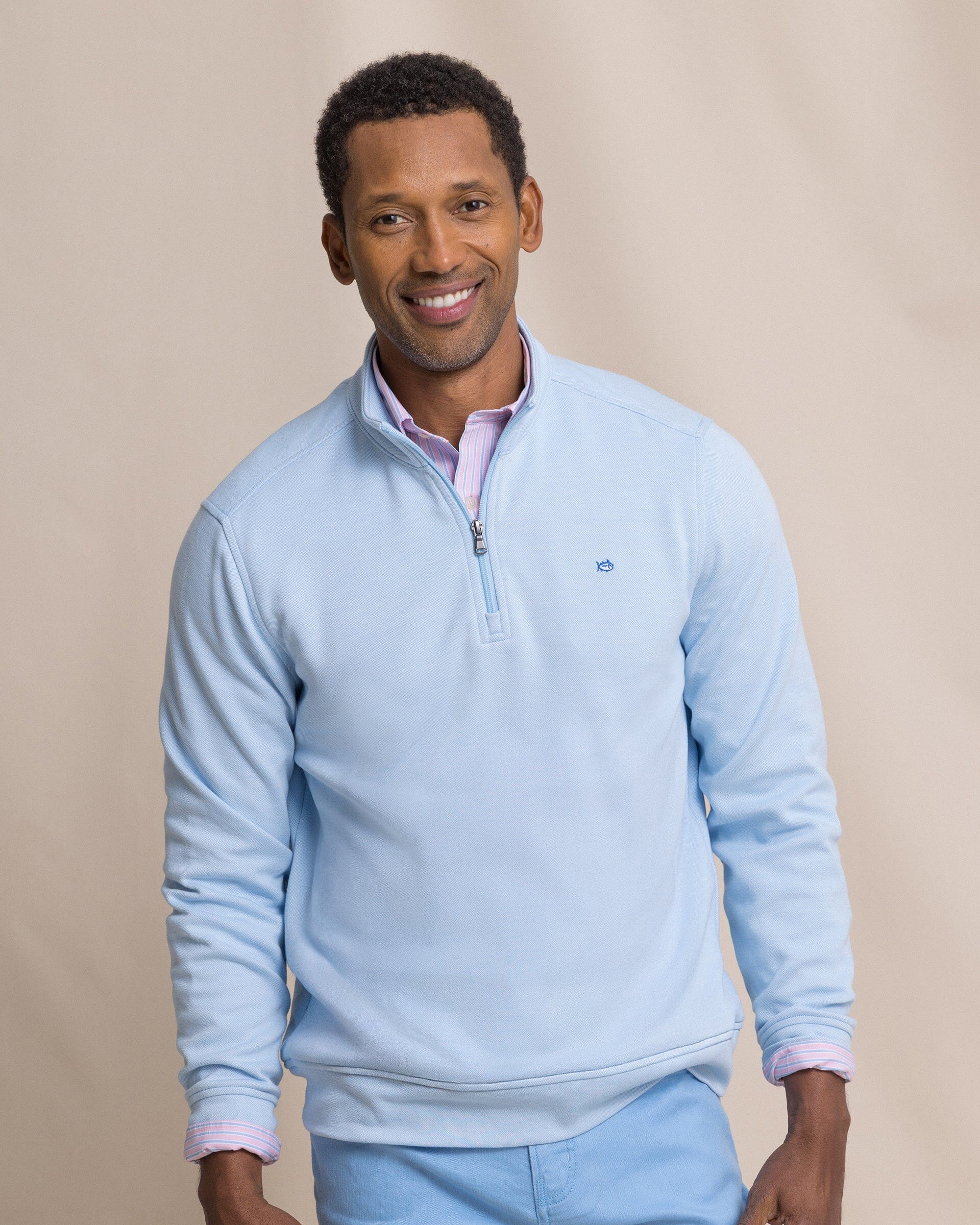 Men's Sandy Cove Pique Quarter Zip | Southern Tide