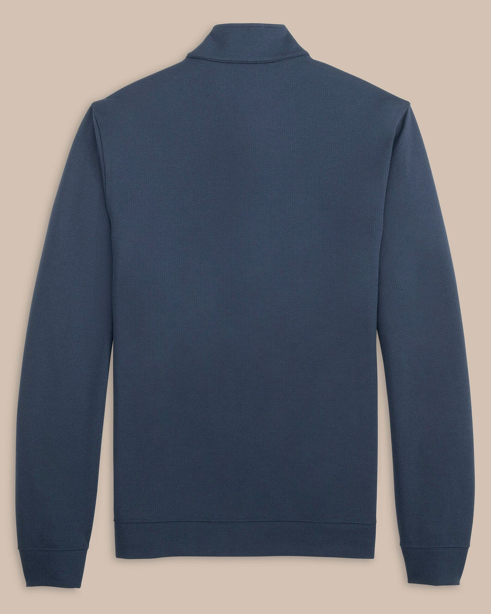 The back view of the Southern Tide Schooner Long Sleeve Quarter Zip by Southern Tide - Dress Blue