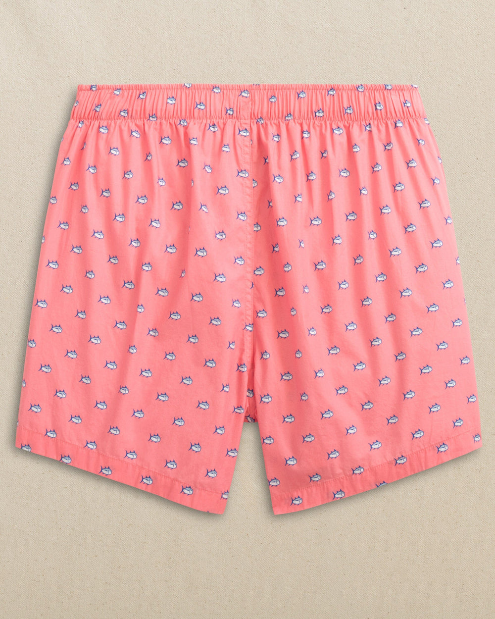 The back view of the Southern Tide Skipjack Boxer Short by Southern Tide - Sea Pink
