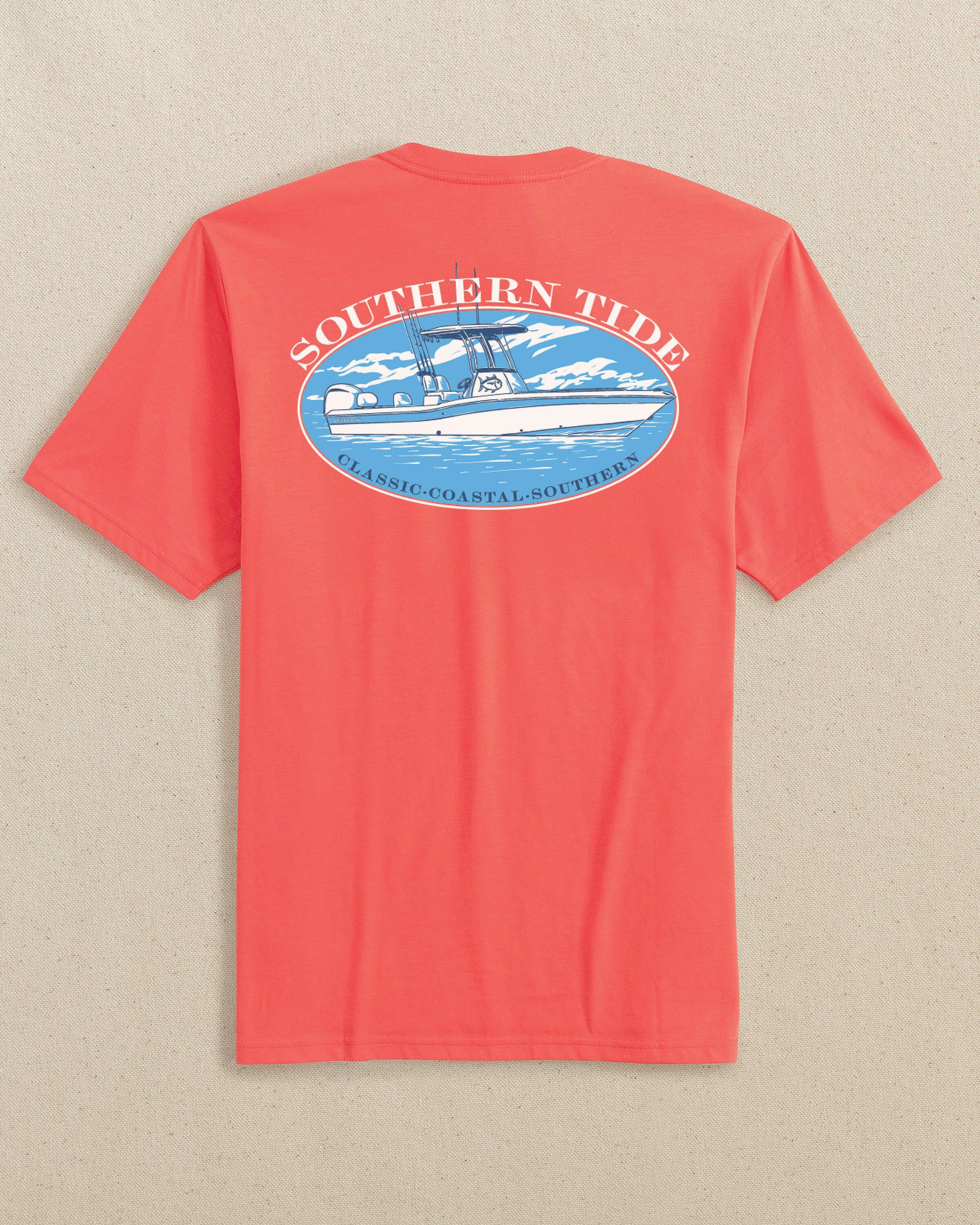 Men's Skipjack Center Console Short Sleeve T-Shirt | Southern Tide