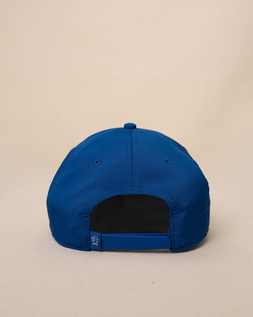 The back view of the Southern Tide Skipjack Circle Performance Hat by Southern Tide - Nautical Blue