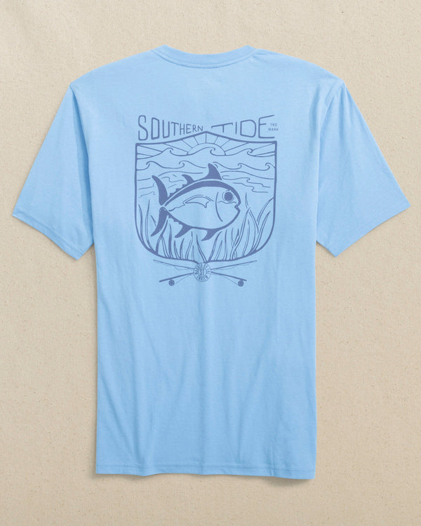The back view of the Southern Tide Skipjack Fishing Short Sleeve T-Shirt by Southern Tide - Ocean Channel