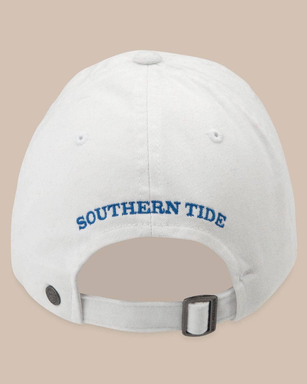 The back view of the Southern Tide Skipjack Hat by Southern Tide - White