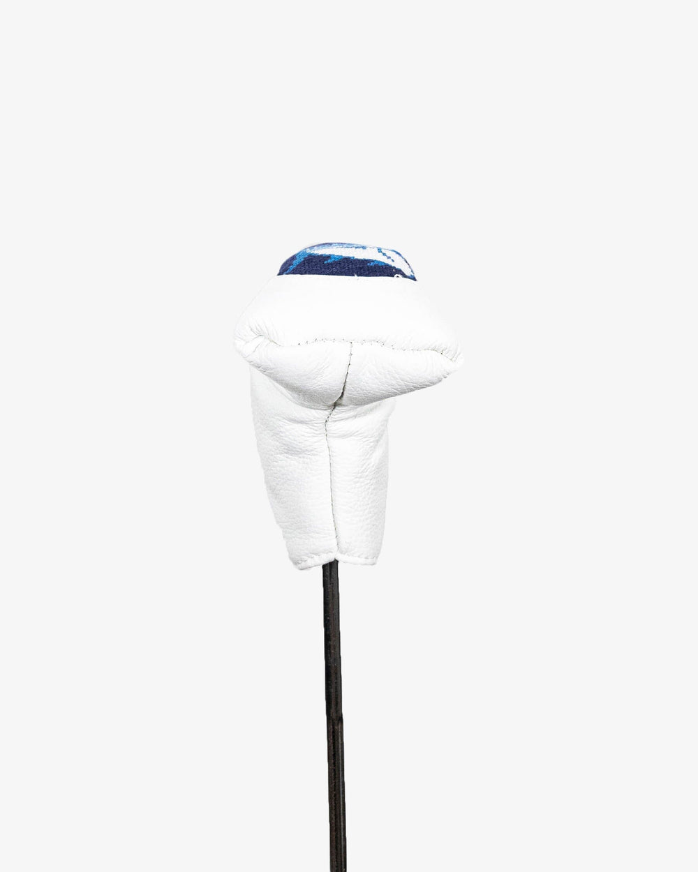 The front on club view of the Southern Tide Skipjack Medallion Putter Cover by Southern Tide - Navy
