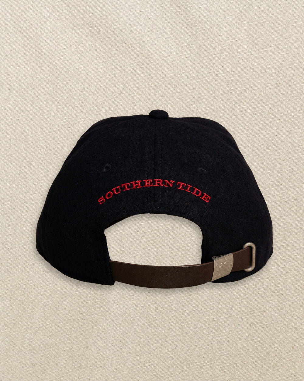 Skipjack Wool Leather Strap Hat M_Headwear Southern Tide 
