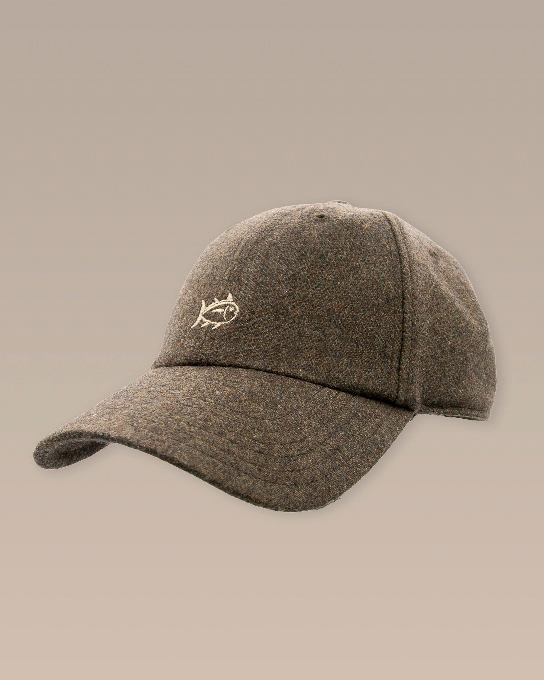 Collegiate Knitwear Wool And Leather Baseball Cap Men's Skipjack