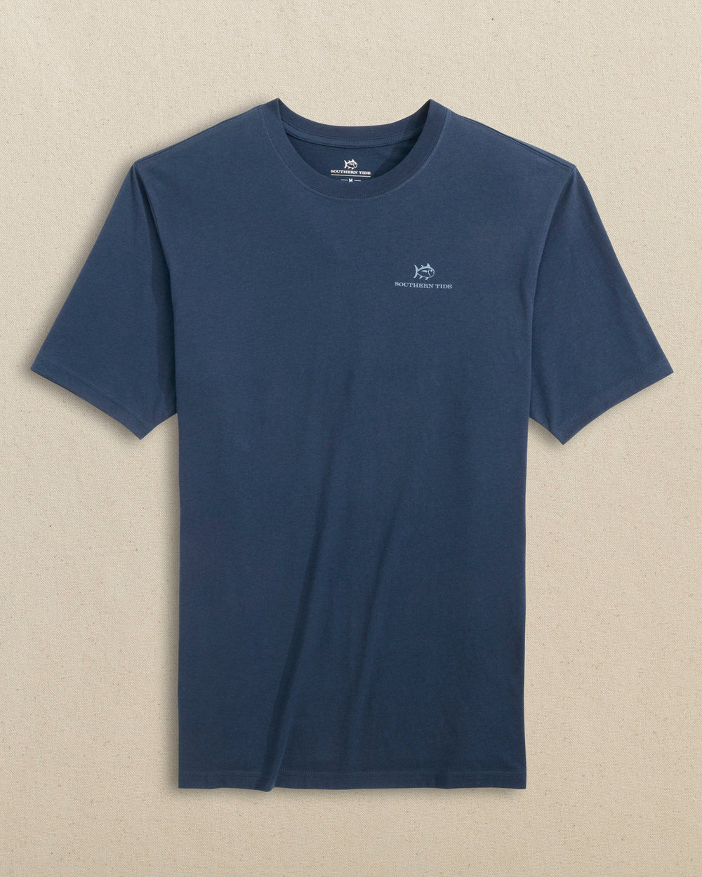 The front view of the Southern Tide Skipping Jacks Short Sleeve T-Shirt by Southern Tide - Dress Blue