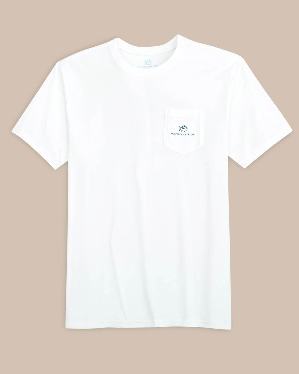 The front view of the Southern Tide Skipping Jacks T-Shirt by Southern Tide - Classic White