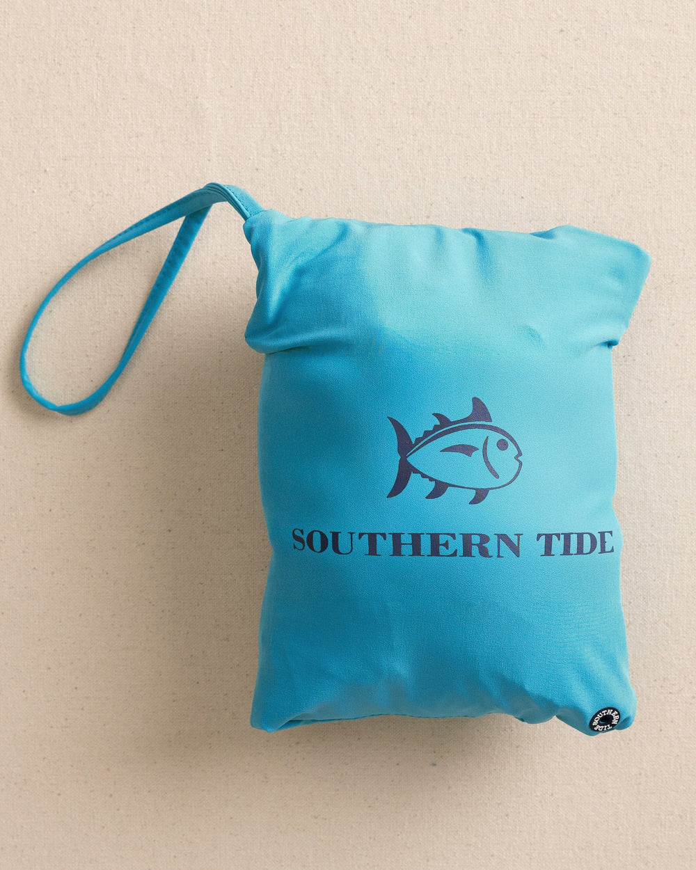 The front detail view of the Southern Tide Solid Swim Trunk 3 by Southern Tide - Tidal Wave