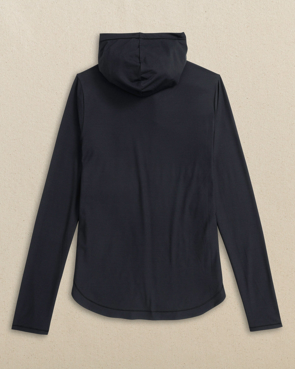 The back view of the South Carolina Gamecocks Women's Linley brrr°®-illiant Hoodie by Southern Tide - Caviar Black