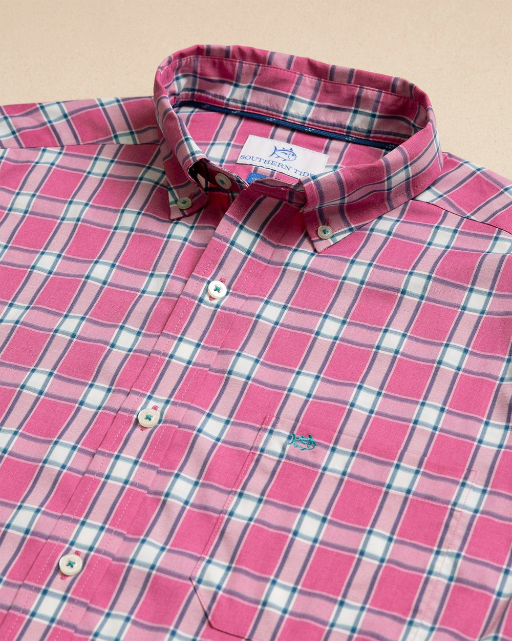 South Woods Heather Coastal Breeze® Sport Shirt M_Sportshirts Southern Tide 