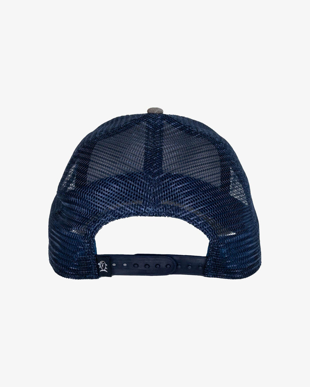 The back view of the Southern Tide Southern Tide Deer Hexagon Trucker by Southern Tide - Grey