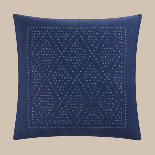 Southern Tide Diamond Geo Square Navy Decorative Pillow H_Bedding WPH 