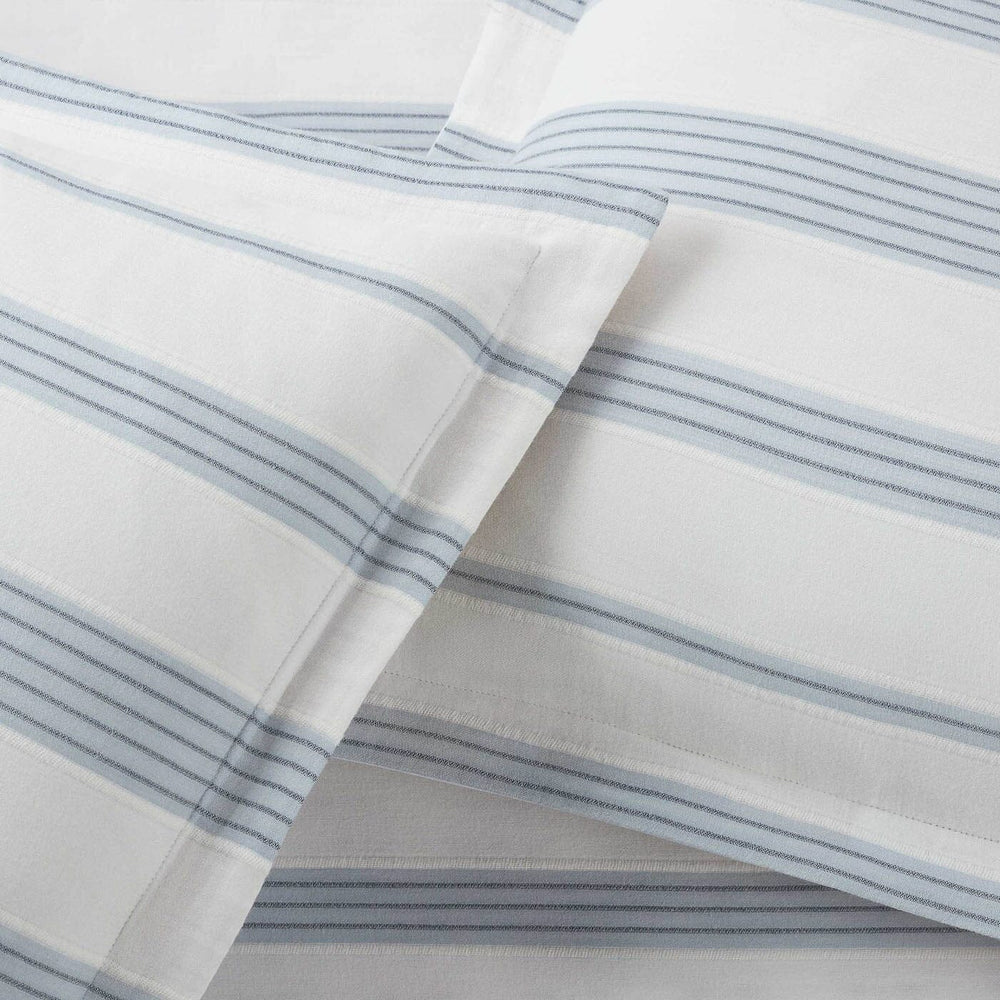 The detail view of the Southern Tide Florence Comforter Set by Southern Tide - White