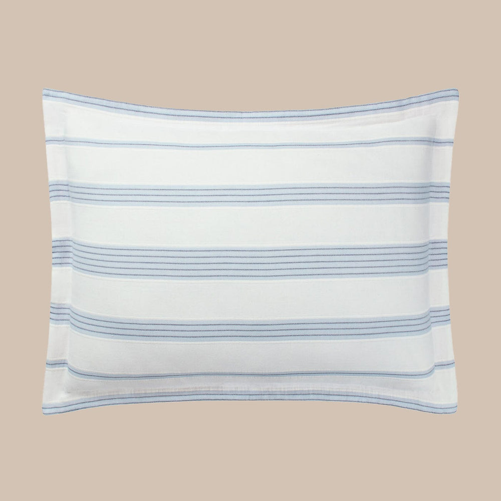 The pillow view of the Southern Tide Florence Comforter Set by Southern Tide - White