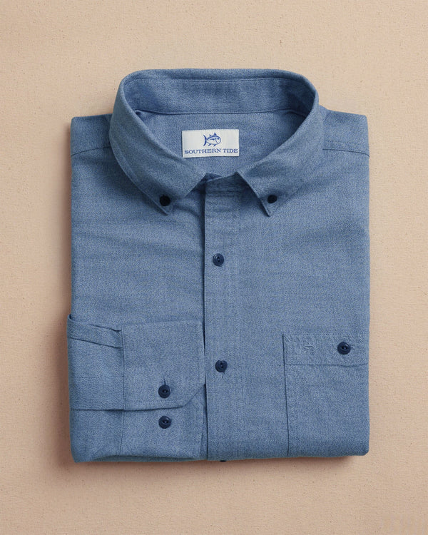 The front view of the Southern Tide Southern Tide Jaspe Dock Shirt by Southern Tide - Ocean Channel