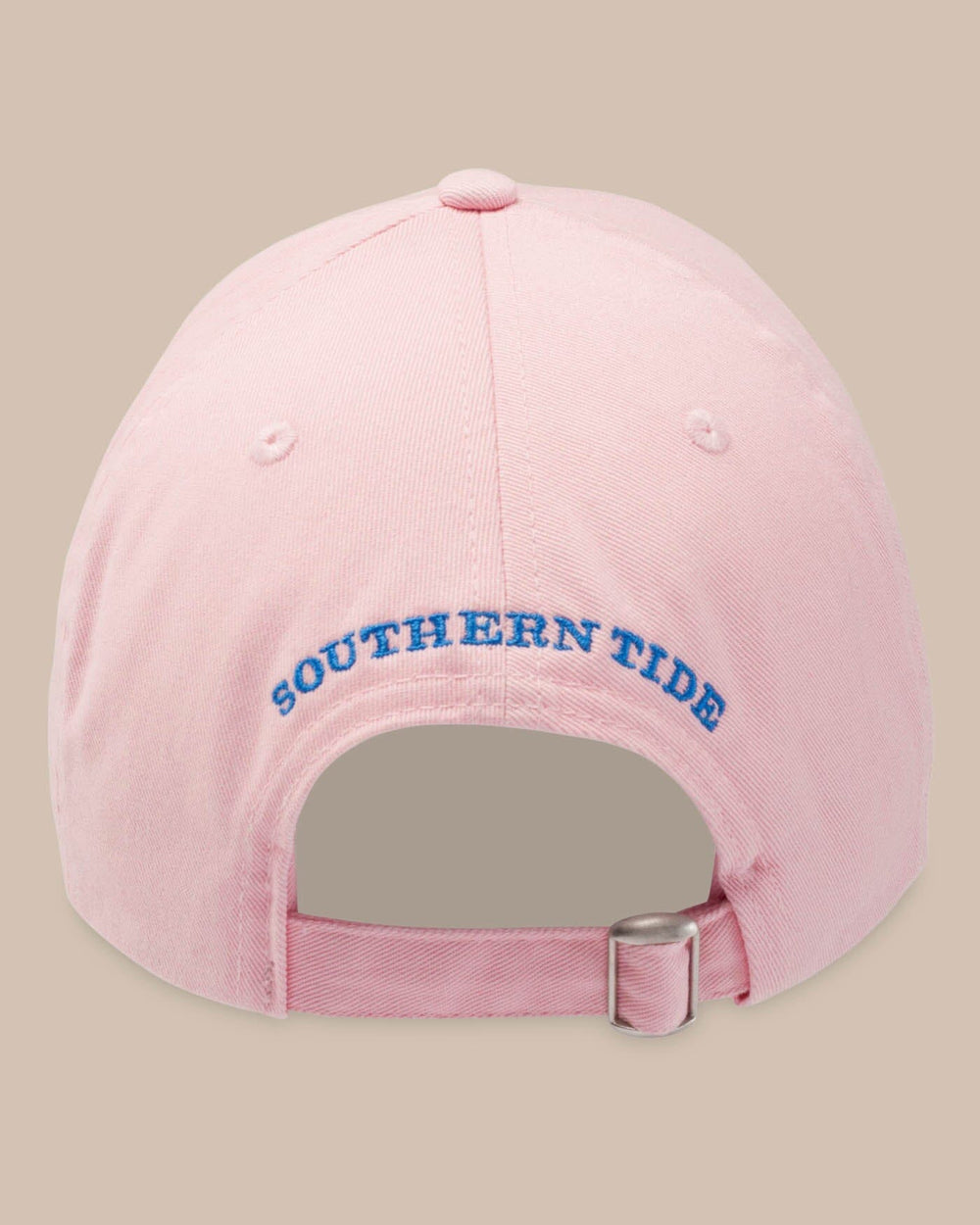 The back of the Skipjack Hat by Southern Tide - Pink