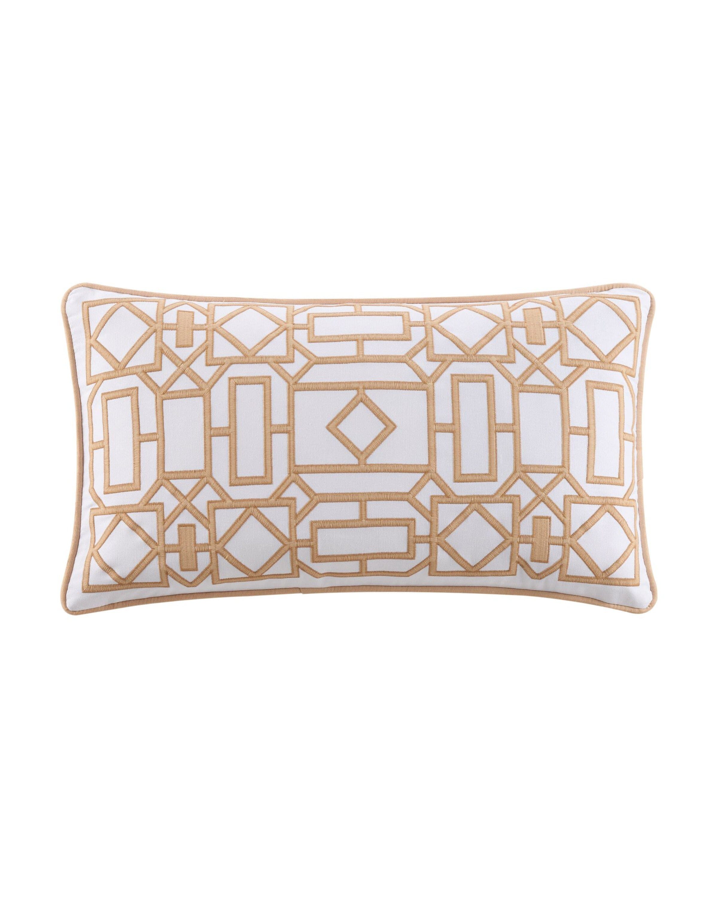 Trellis Square Linen Decorative Pillow Southern Tide
