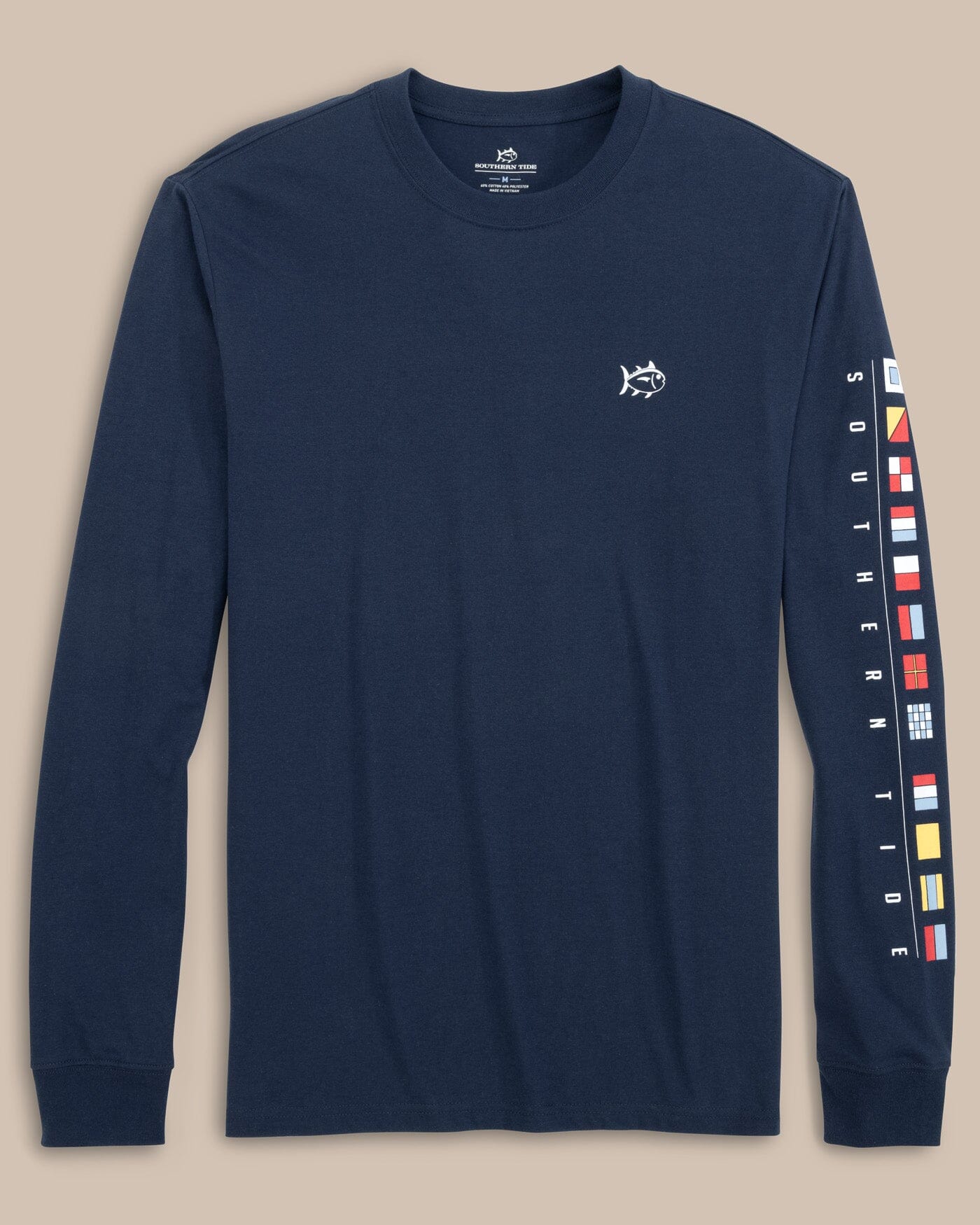 Men's ST Nautical Flags Long Sleeve T-Shirt | Southern Tide