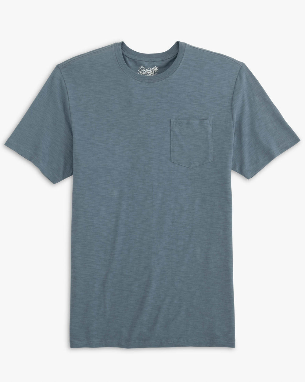 The front view of the Sun Farer T-Shirt by Southern Tide - Blue Haze