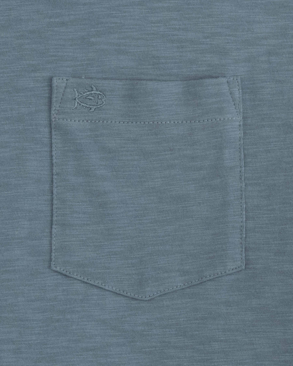 The pocket view of the Sun Farer T-Shirt by Southern Tide - Blue Haze