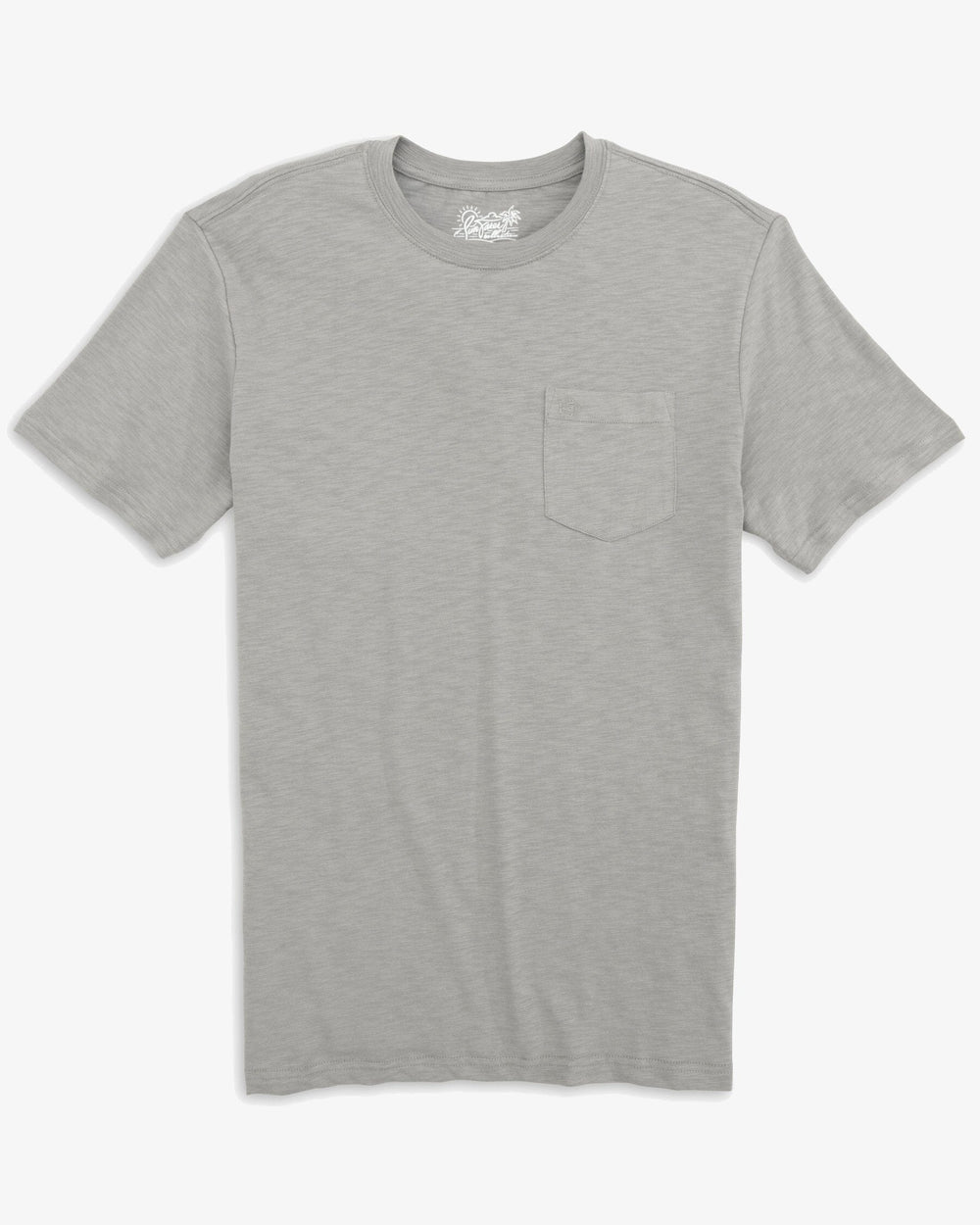 The front of the Men's Sun Farer Short Sleeve T-Shirt by Southern Tide - Steel Grey