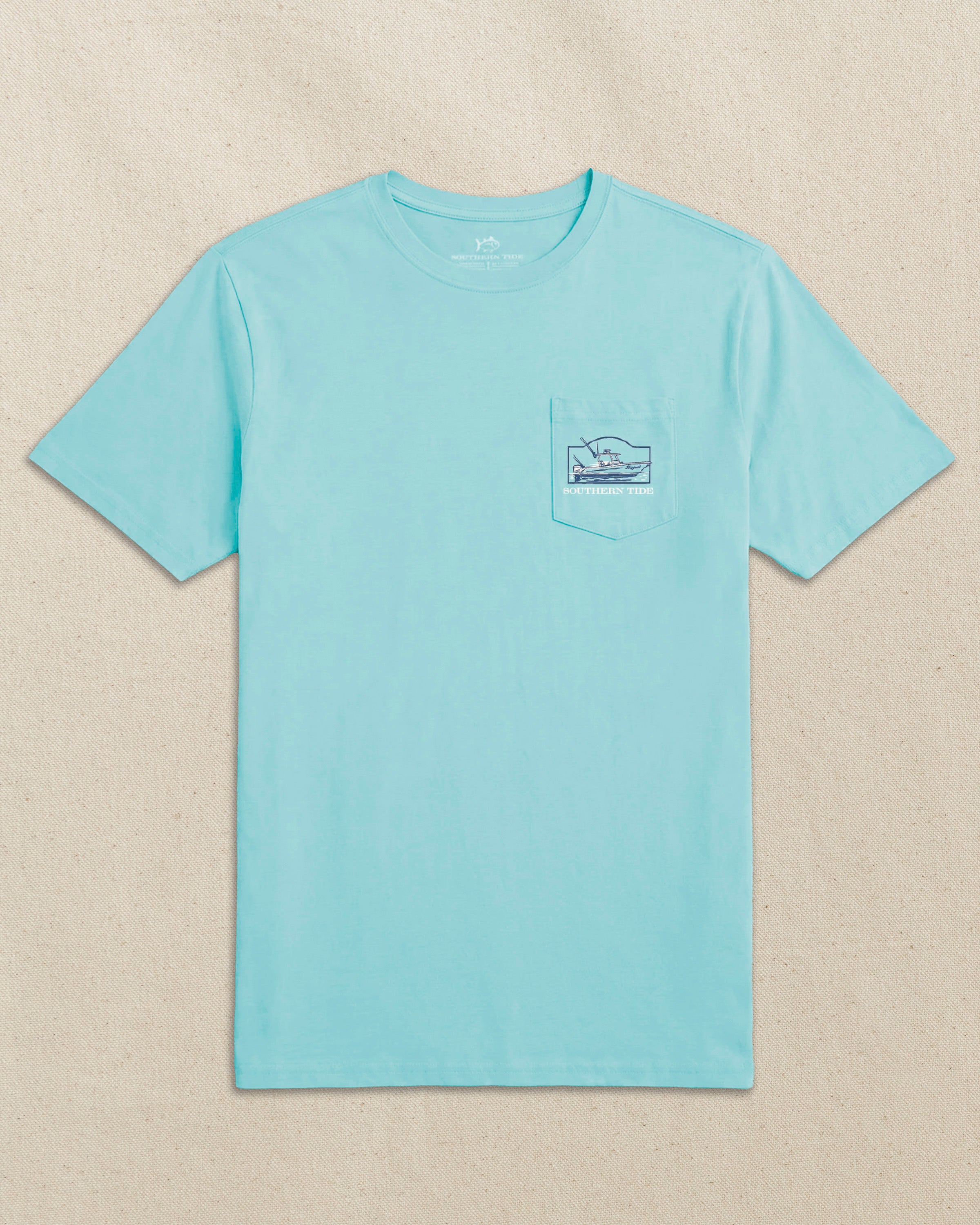 Men's Sunset Skipjack Boat Short Sleeve T-Shirt | Southern Tide