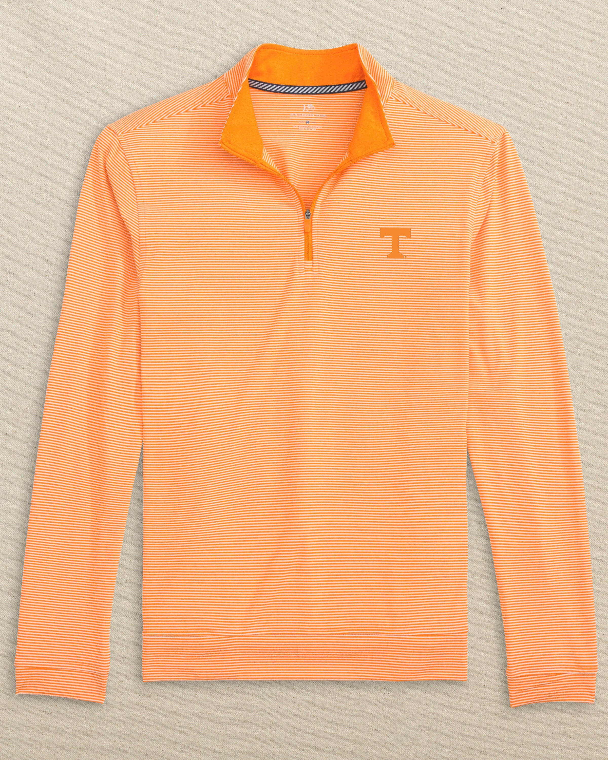ウェア ELECTRIC VARIAL DRY L/S TEE XL Men's Tennessee Vols Stripe Heather Quarter Zip | Southern Tide