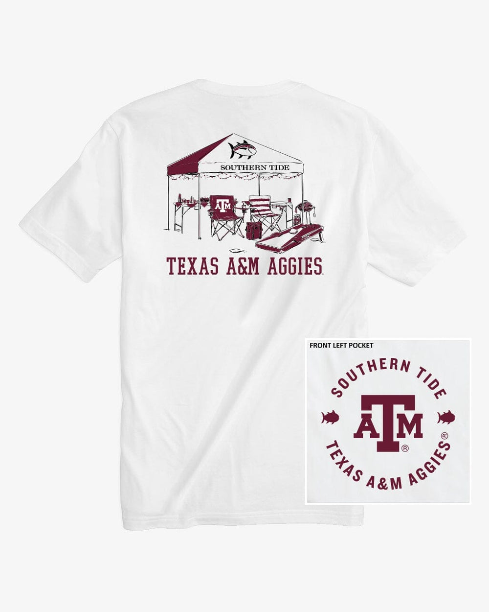 Texas A&M Aggies Tailgate Time T-Shirt C_T-Shirts Southern Tide 
