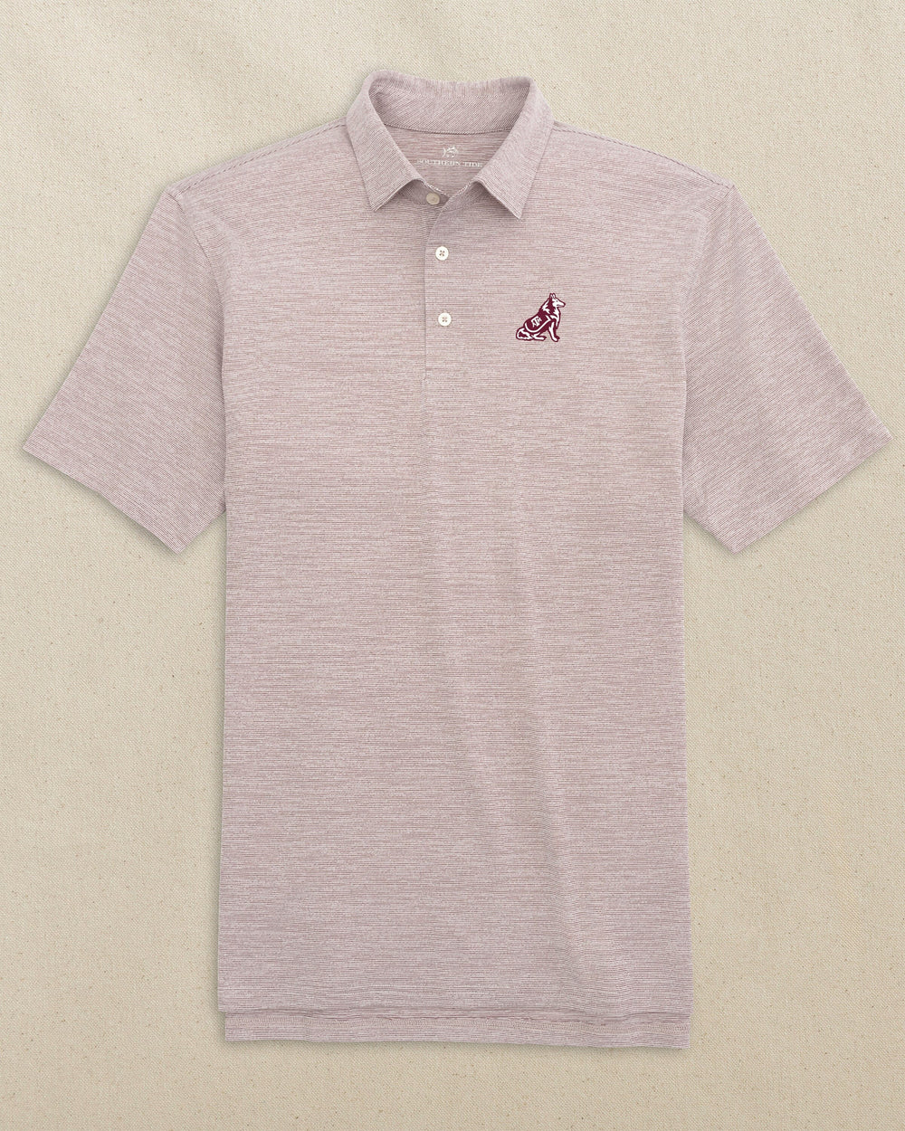Texas A&M Reveille Driver Spacedye Polo