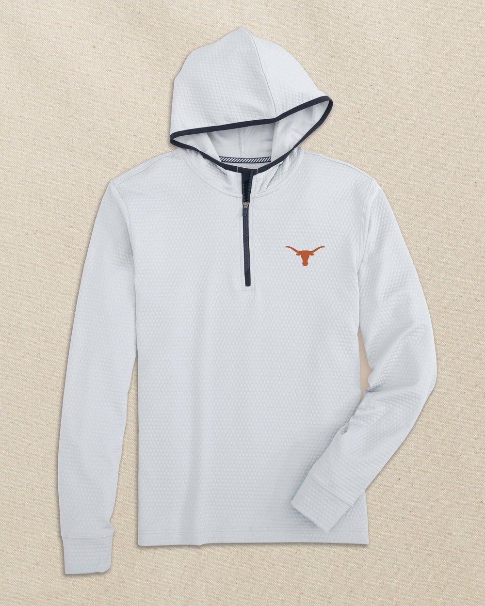 Texas Longhorns Scuttle Quarter Zip Hoodie C_Outerwear Southern Tide 