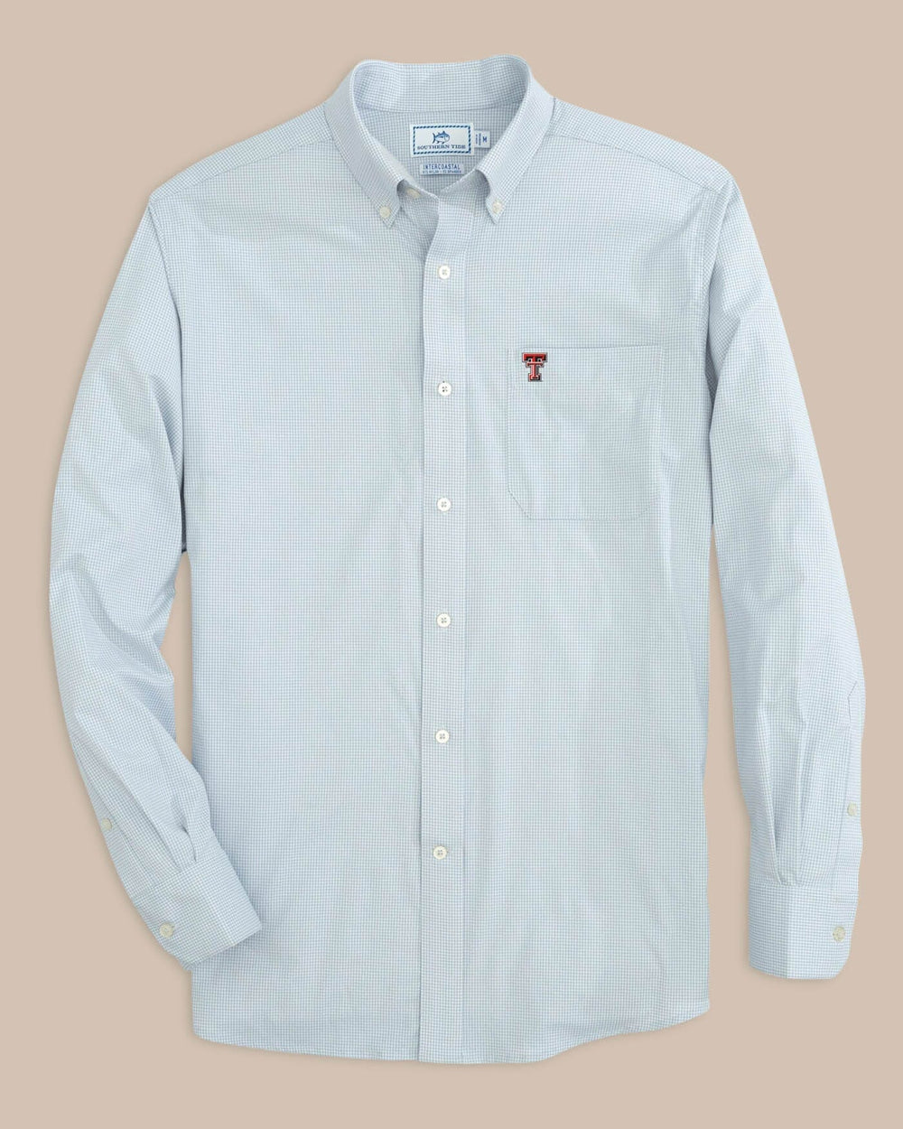 Texas Tech Red Raiders Gingham Button Down Shirt C_Sportshirts Southern Tide 