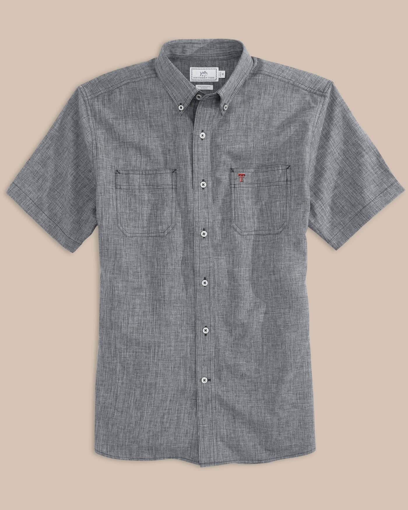 Texas Tech Red Raiders Short Sleeve Button Down Shirt Southern Tide