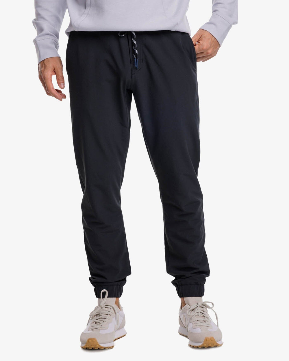 Shop Navy Blue Golf Joggers with Belt Loops | Modern Golf Pants