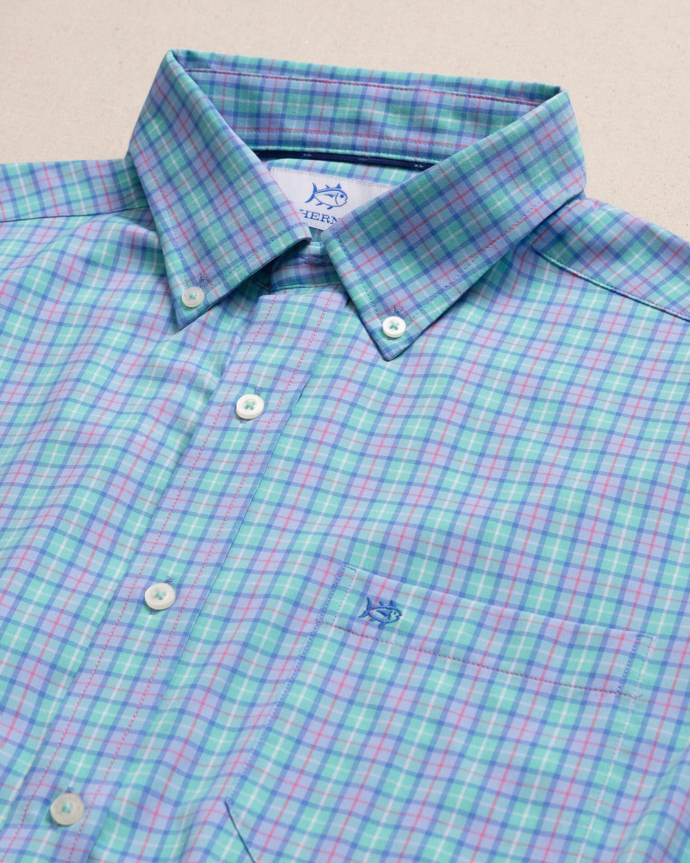 Tortuga Plaid Coastal Breeze® Sport Shirt M_Sportshirts Southern Tide 