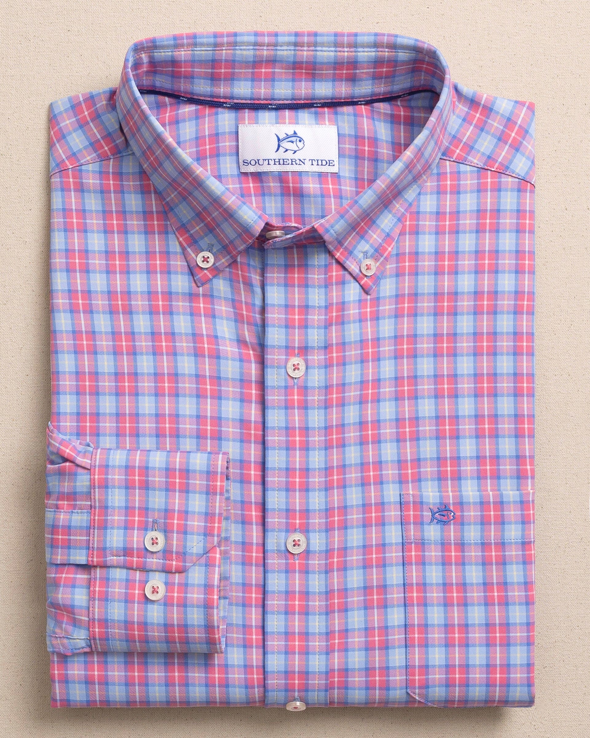 Men's Tortuga Plaid Coastal Breeze® Sport Shirt | Southern Tide