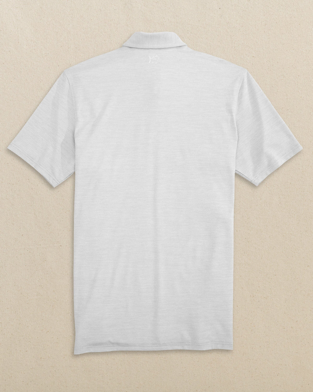 The back view of the Southern Tide UCF Knights Driver Spacedye Polo by Southern Tide - Slate Grey