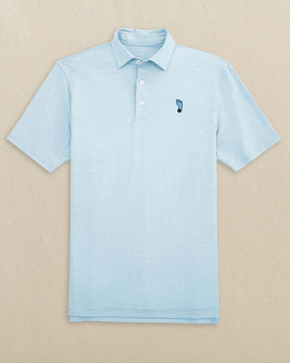 UNC Tar Heels Foot Driver Spacedye Polo C_Polo Shirts Southern Tide 