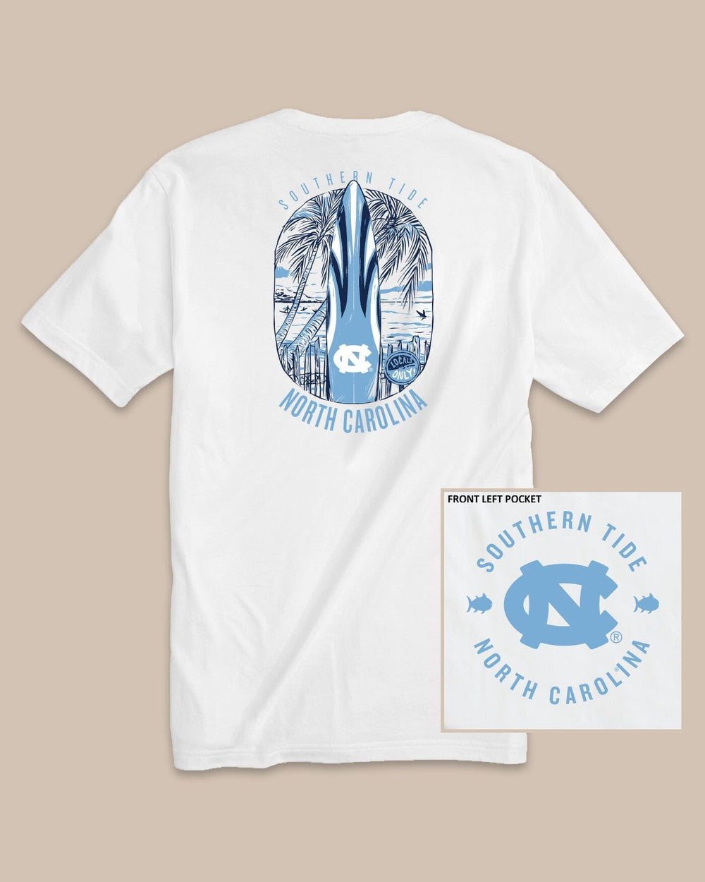 UNC Tar Heels Gameday Locals Only T-Shirt C_T-Shirts Southern Tide 