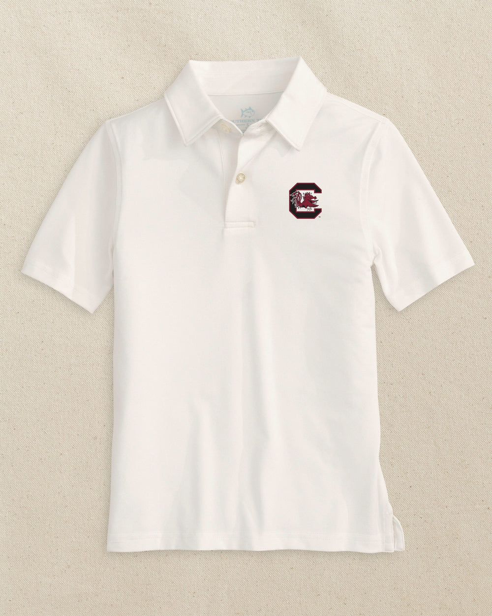 USC Gamecocks Boys Driver Polo Shirt Y_Polo Shirts Southern Tide 