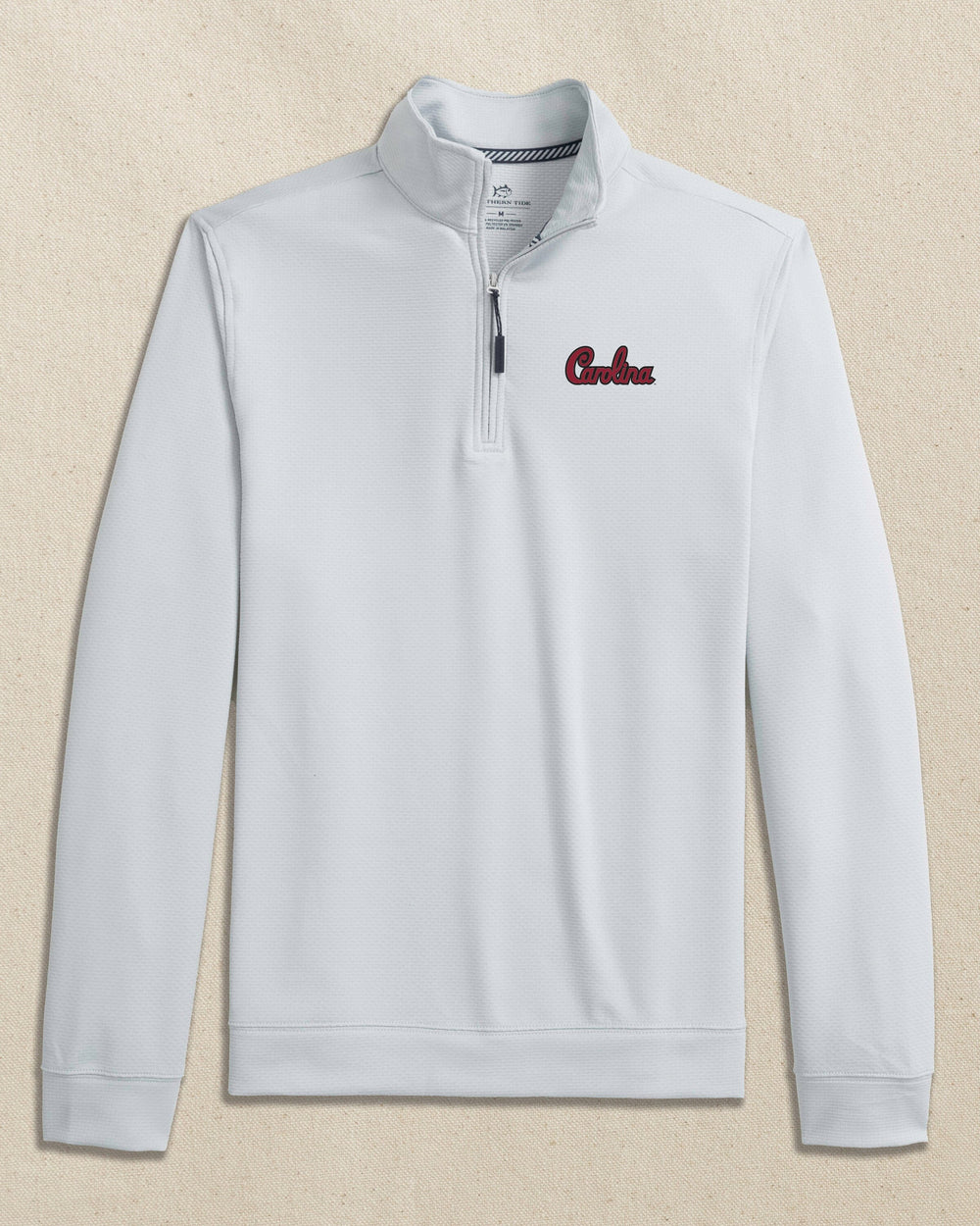 Usc Tech Script Men's Carolina Script Gamecocks Schooner Quarter Zip | Southern Tide