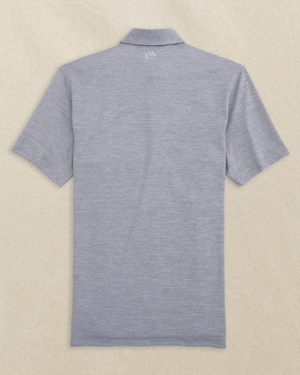 The back view of the Southern Tide UVA Cavaliers Driver Spacedye Polo by Southern Tide - Navy