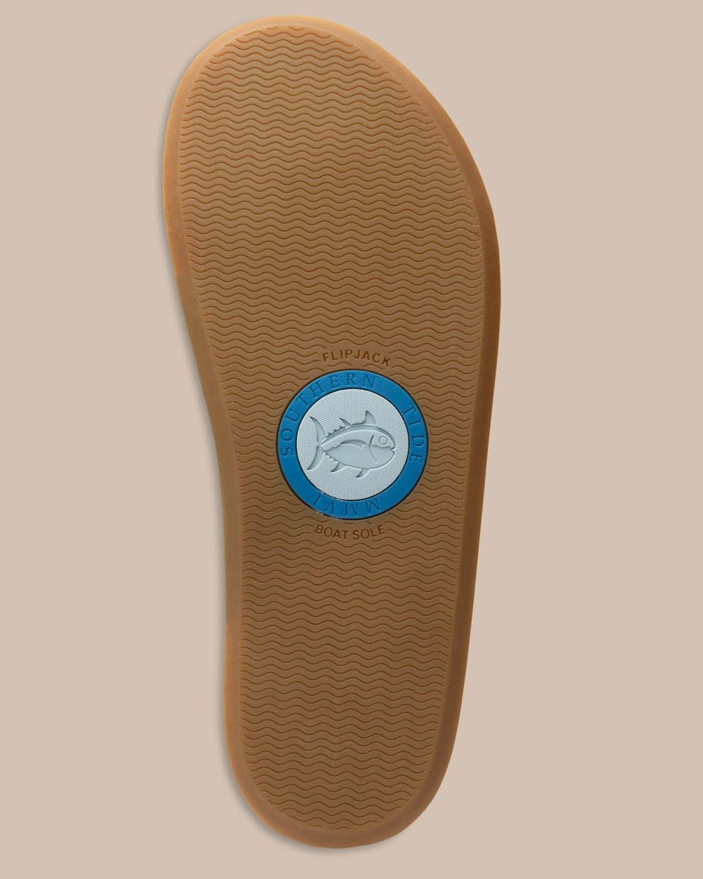 The bottom view of the Women's Weekend Seashore Leather by Southern Tide - Seashore