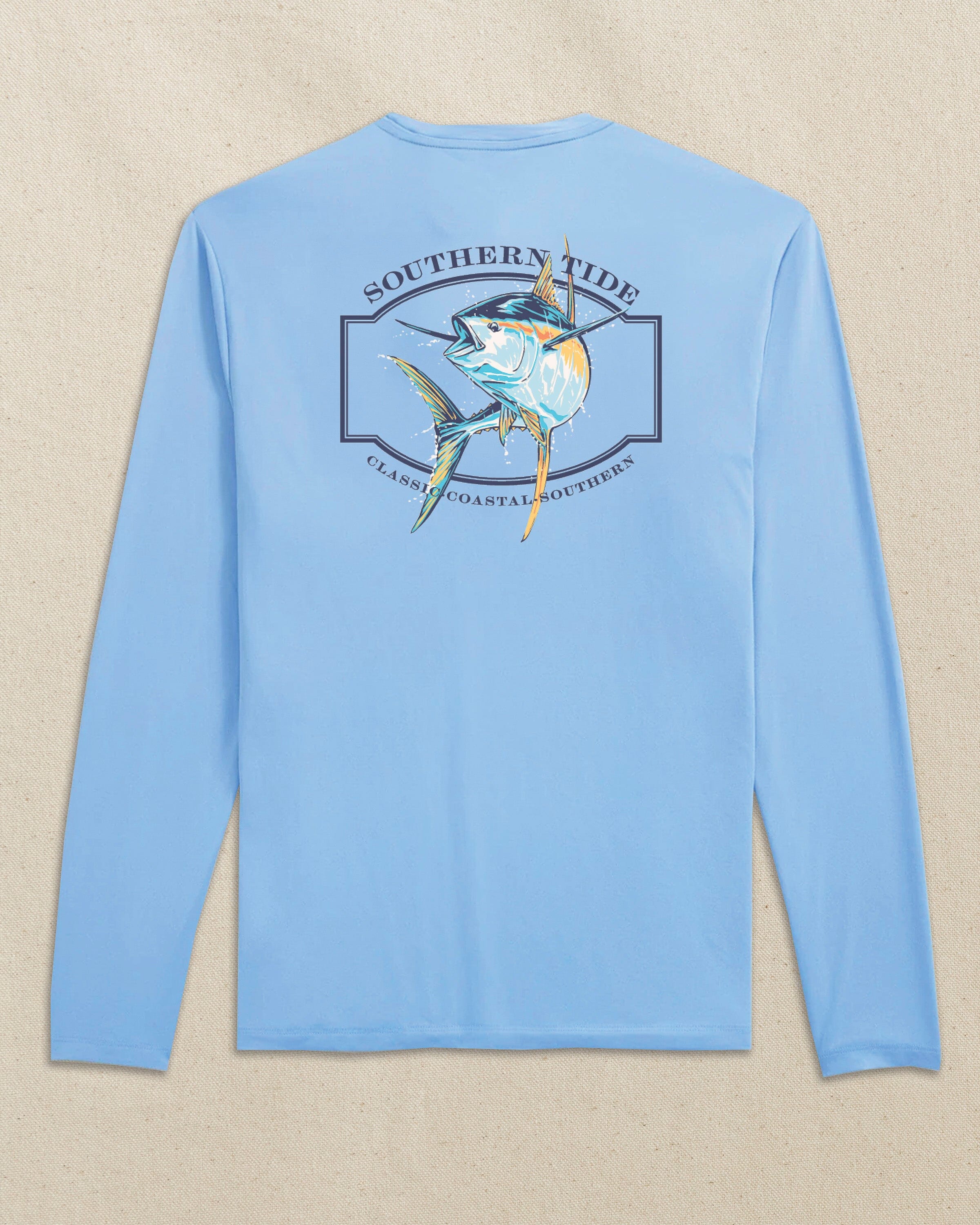 Men's Yellowfin Frame Long Sleeve Performance T-Shirt | Southern Tide