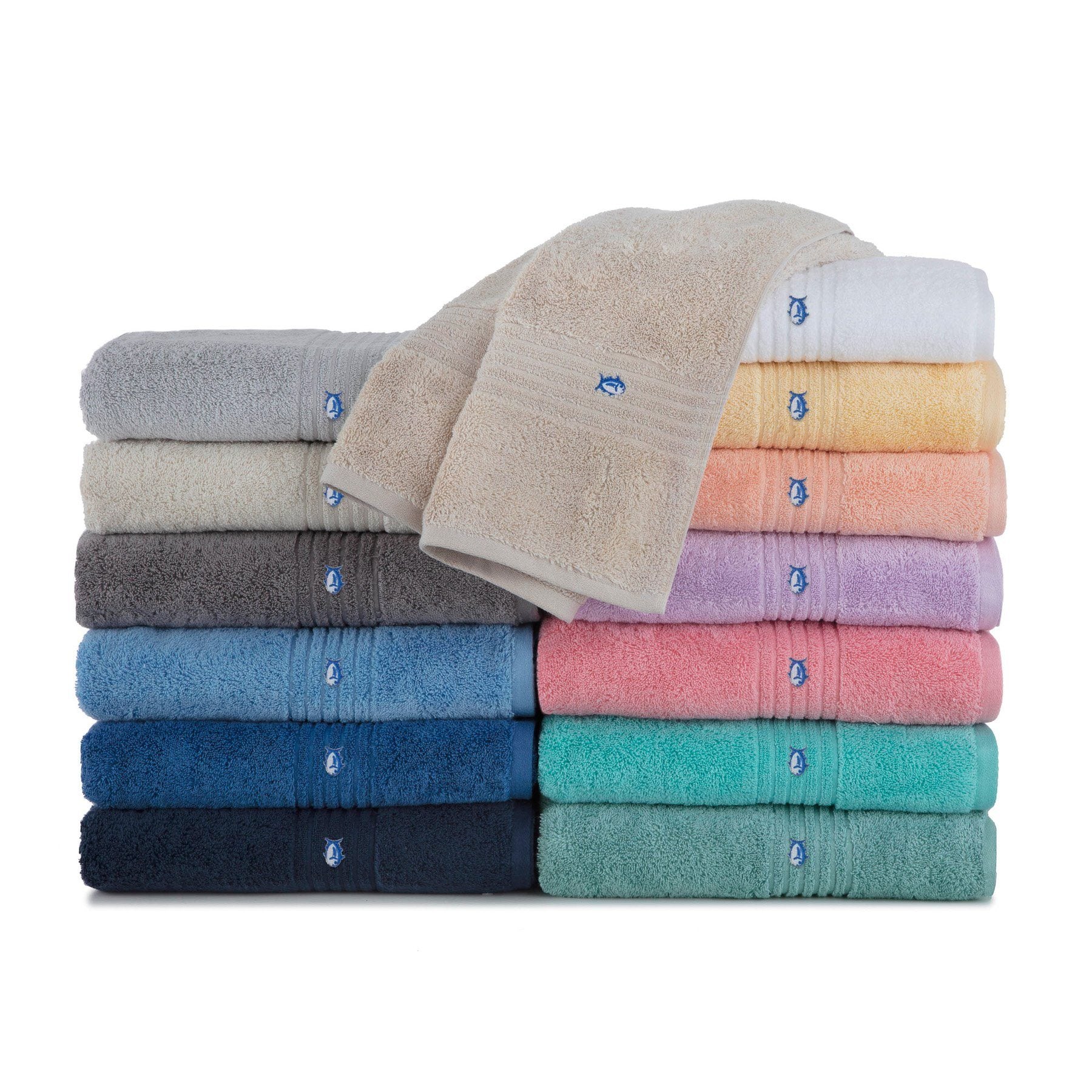 Southern Tide Performance 5.0 Towel Optical White