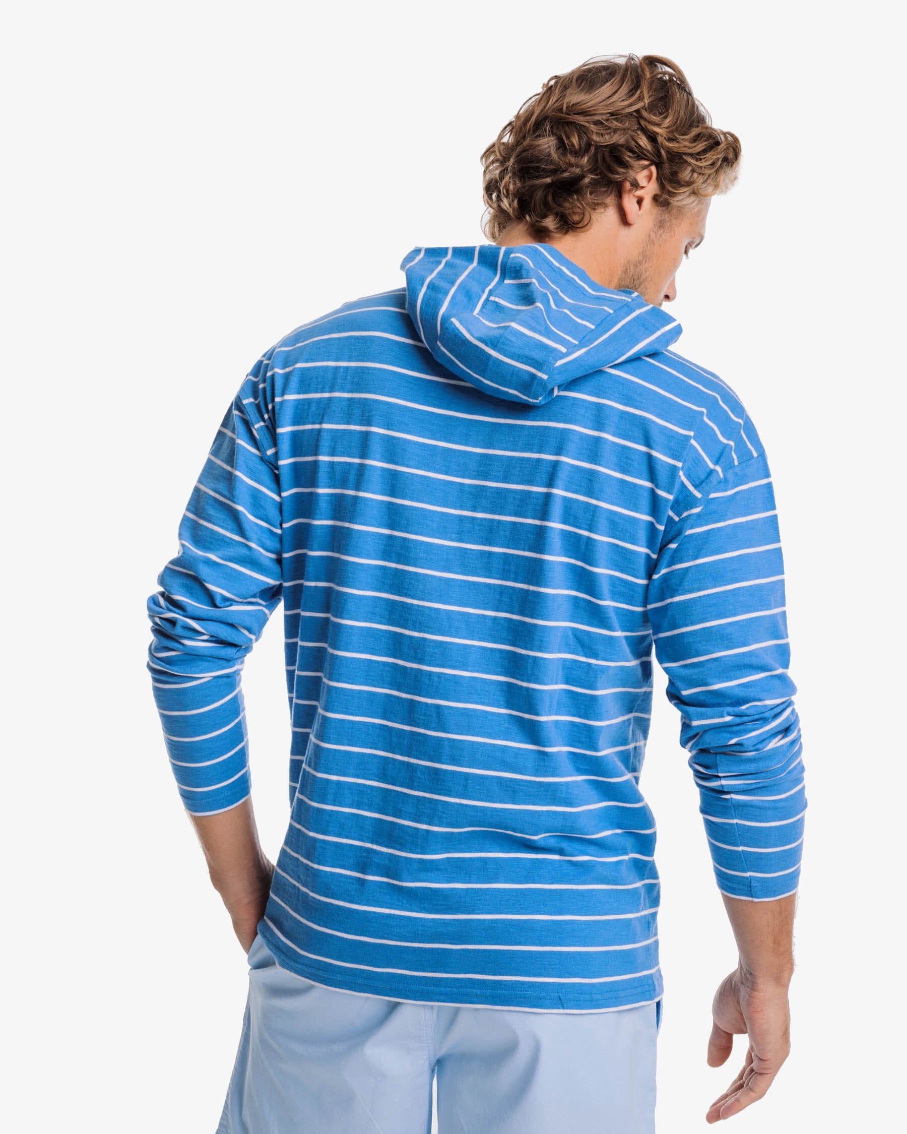 Men's best sale striped hoodie