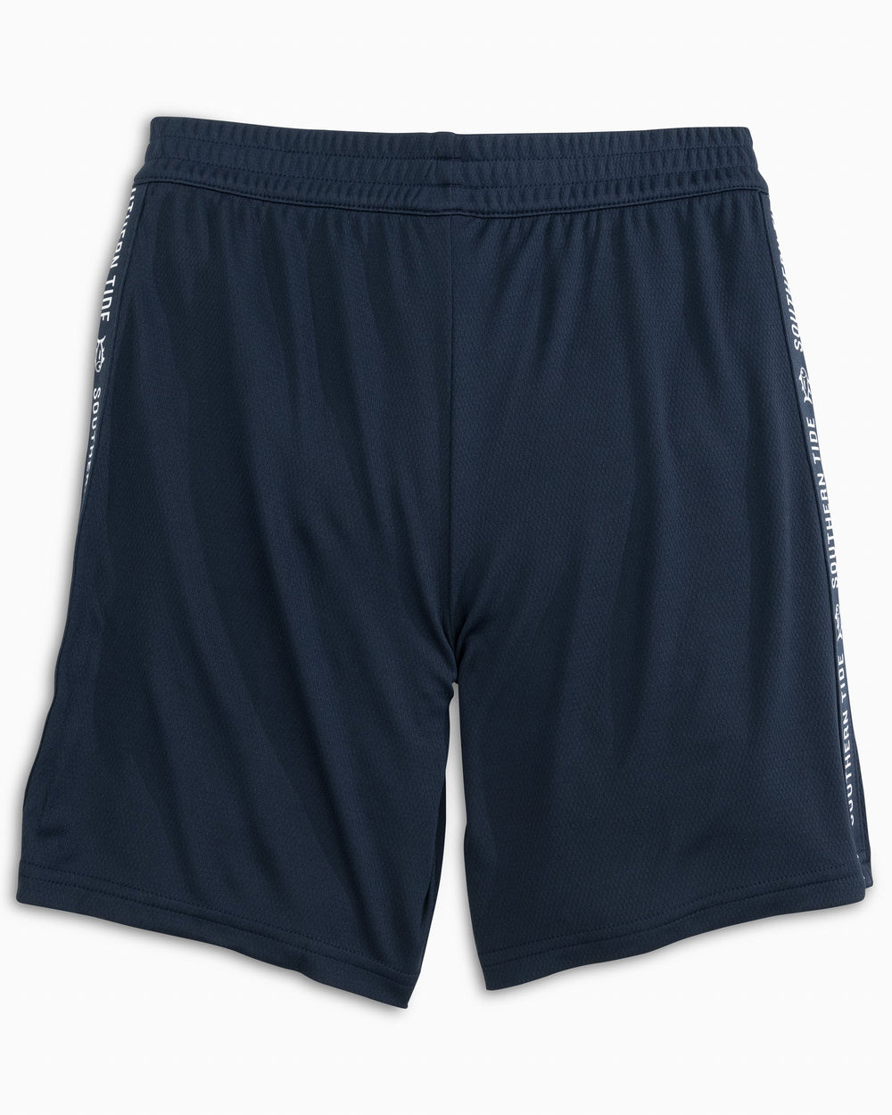 The back view of the Kid's Melink Short by Southern Tide - True Navy